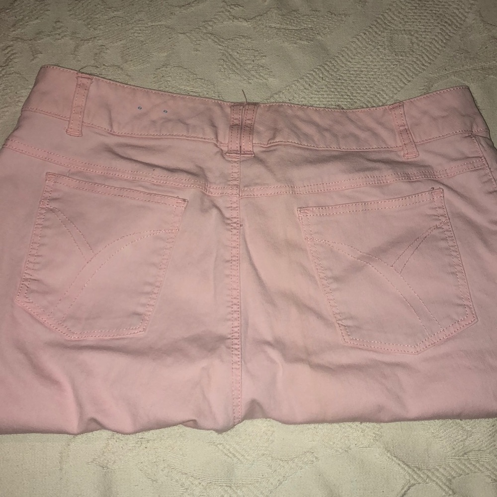 Duck head brand stretch Capri Jeans size 18 Pink - Picture 4 of 4
